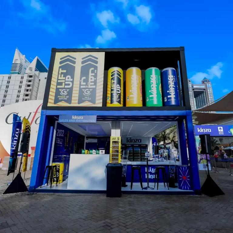 Kinza 3D Exhibition Booth by Axis Exhibition Dubai, Gulfood 2024 Dubai