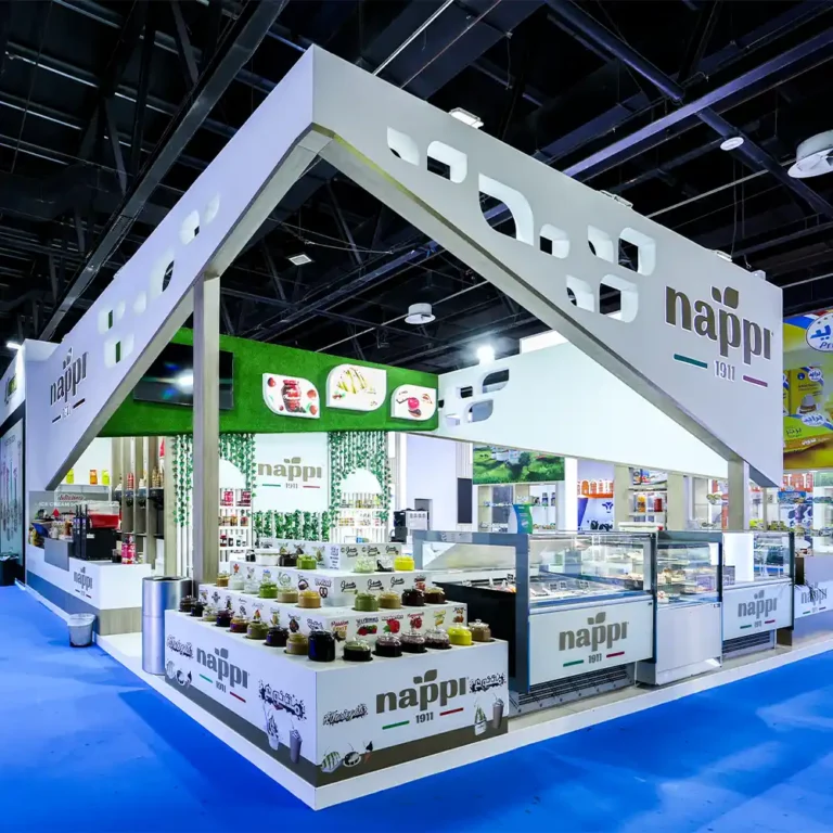 Nappi Exhibition Booth by Axis Exhibition Dubai, Gulfood 2024 Dubai